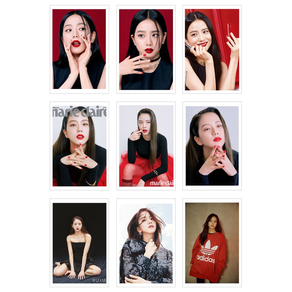 [Ép Lụa] Lomo Card 45 Ảnh JISOO Magazine