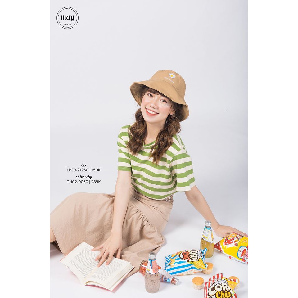 Áo phông oversize kẻ  #9003