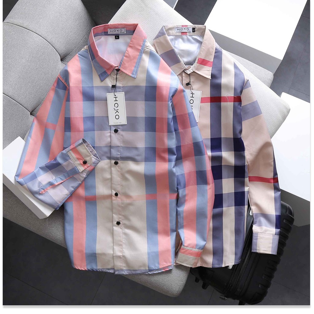 ÁO SƠ MI NAM TAY DÀI CỰC CHẤT SIÊU HOT , CARO , HOT 2021 KOKO MI STORE