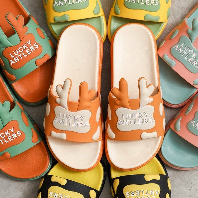 [ Rẻ Vô Địch ] Dép Hình Nai Siêu CUTE