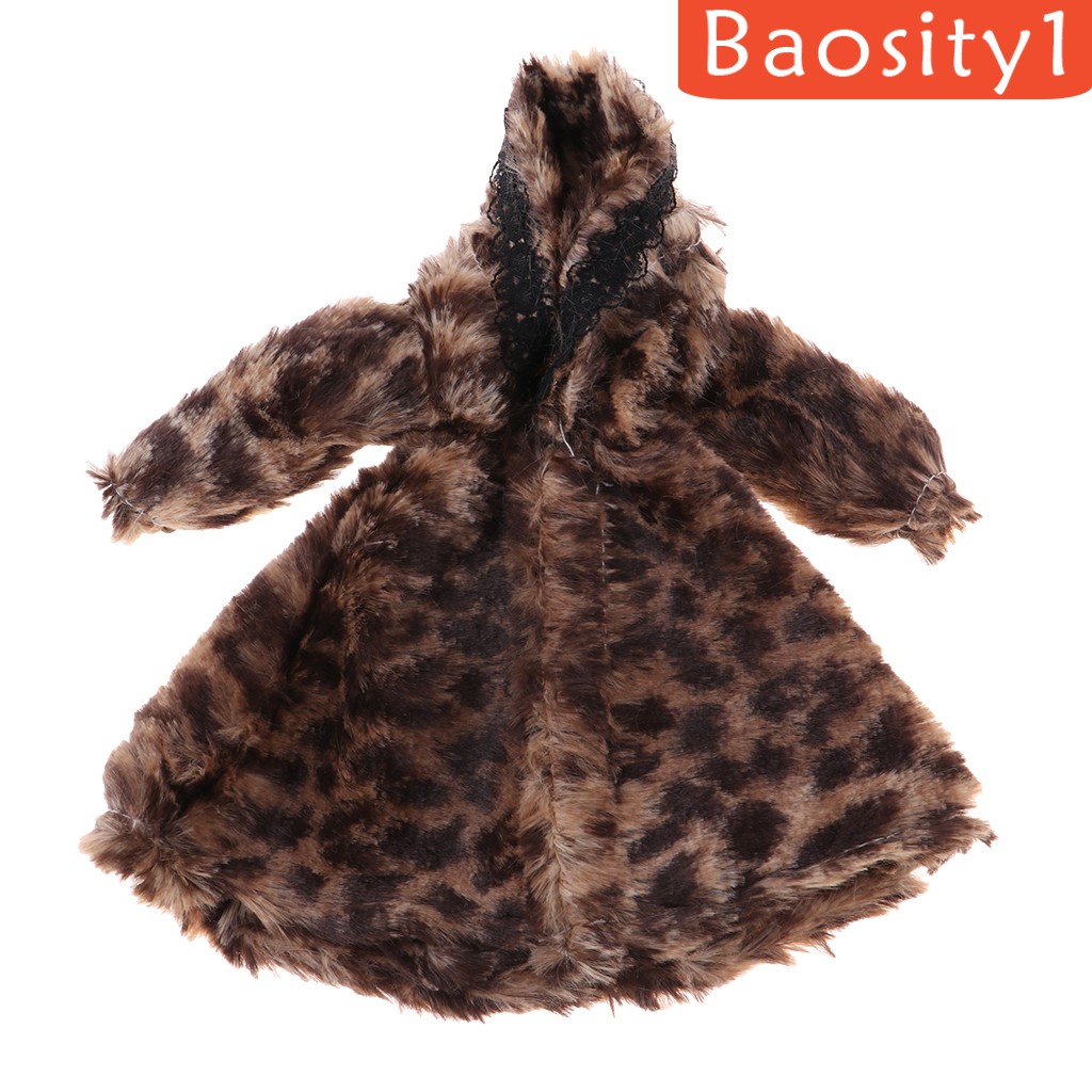 [Baosity1] Áo Khoác Lông Màu Trắng Thời Trang Cho Búp Bê Tỉ Lệ 1 / 6