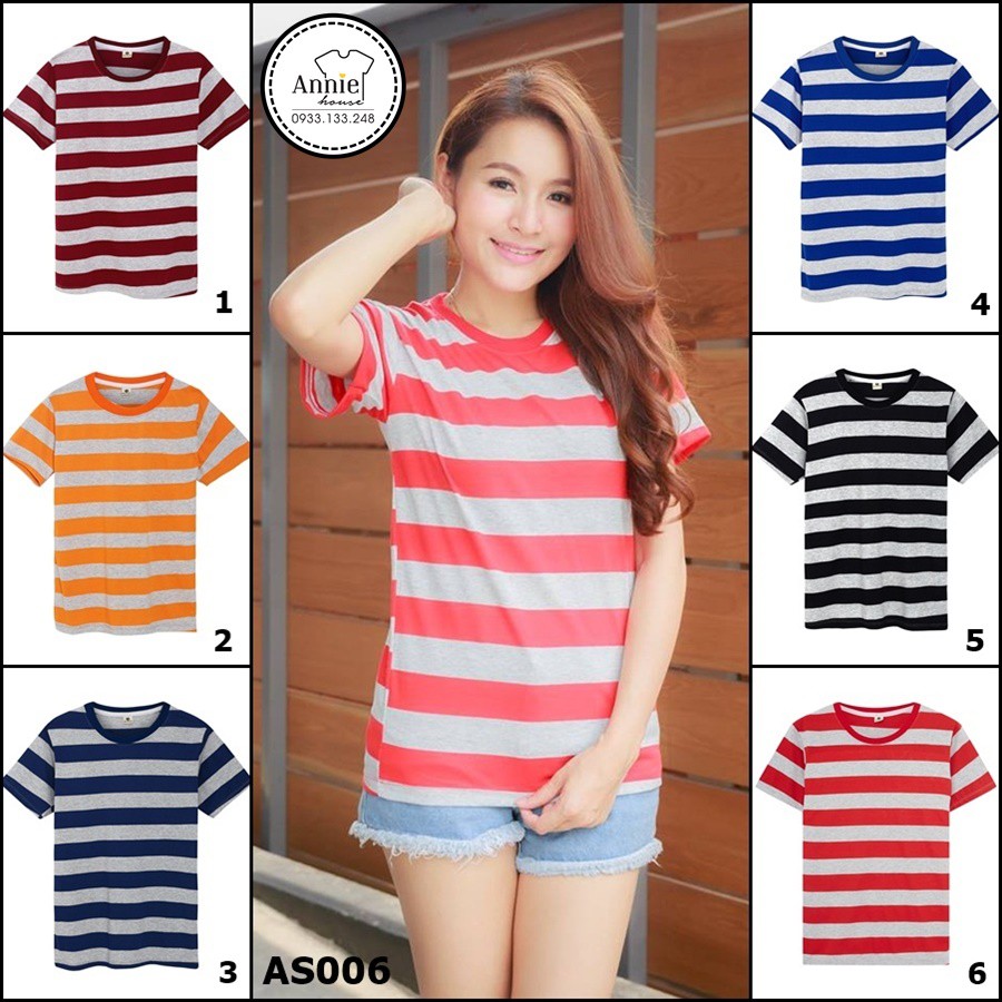 Áo thun sọc lớn Thái Lan - MS AS006 | Shopee Việt Nam