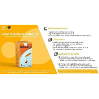 Nano Curcumin Formula-1 để có Dạ Dày, Tá Tràng khỏe
