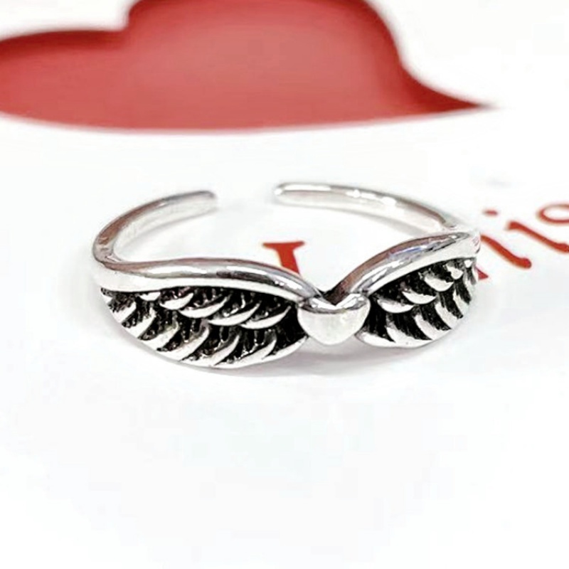 Nhẫn HợP Kim DạNg Hở HìNh Thiên ThầN Vintage ThờI Trang