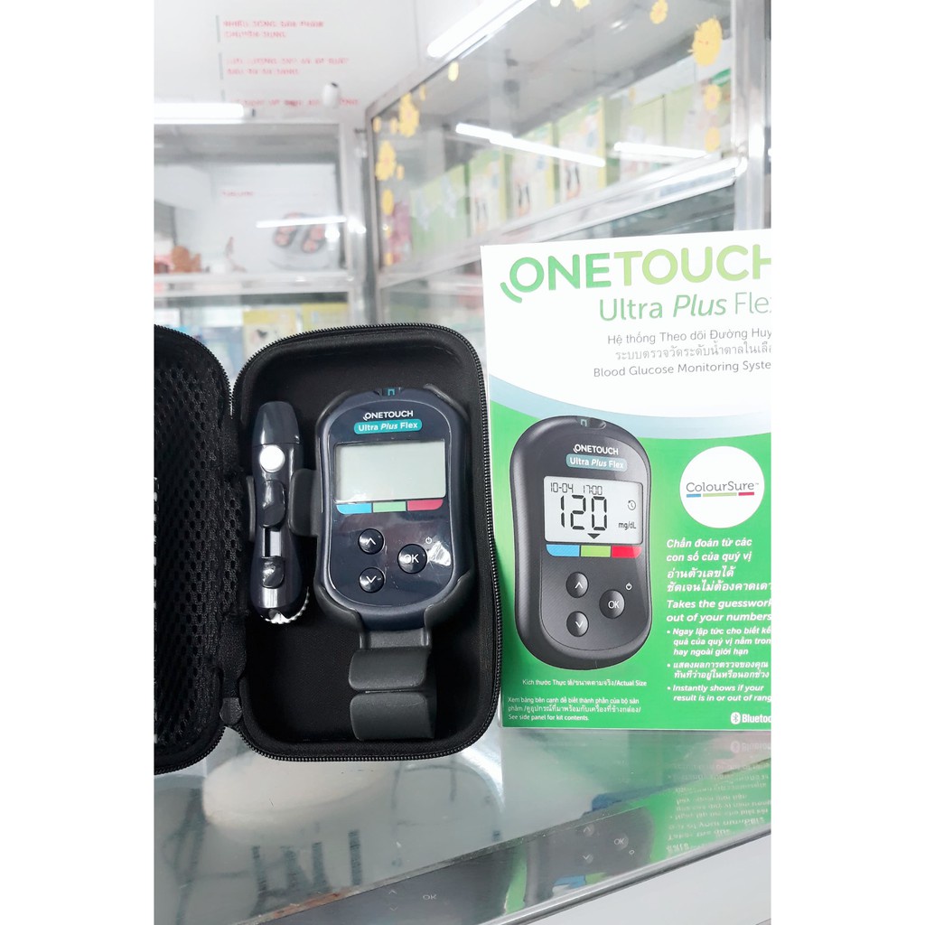 Máy đo đường huyết Onetouch Ultra Plus Flex chính hãng, đo nhanh kết quả chính xác