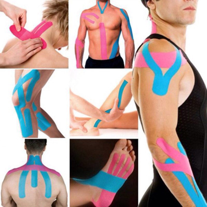 Băng keo dán cơ bắp, co giãn, bảo vệ cơ , dây chằng kinesiology tape