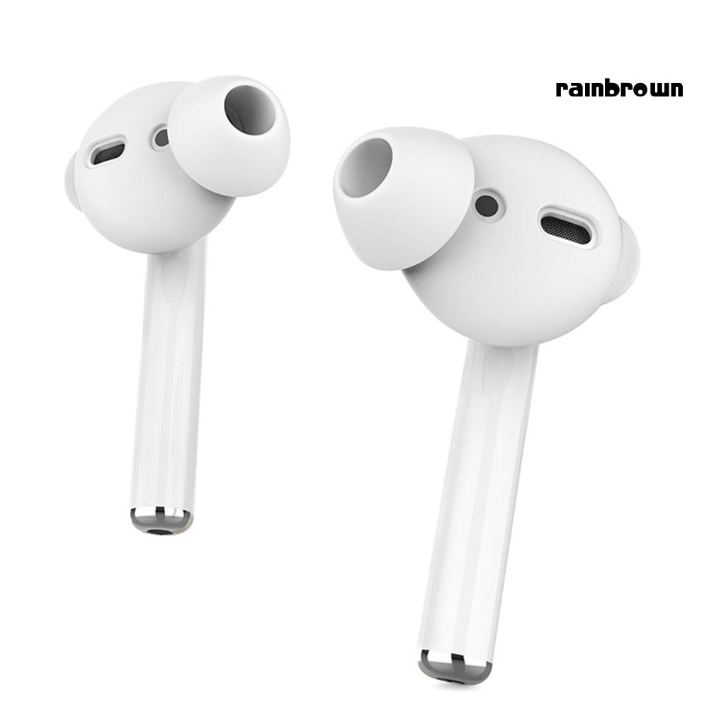 Set 3 Cặp Nút Tai Nghe Nhét Tai Bằng Silicon Với Hộp Đựng Cho Air-Pods 1 2