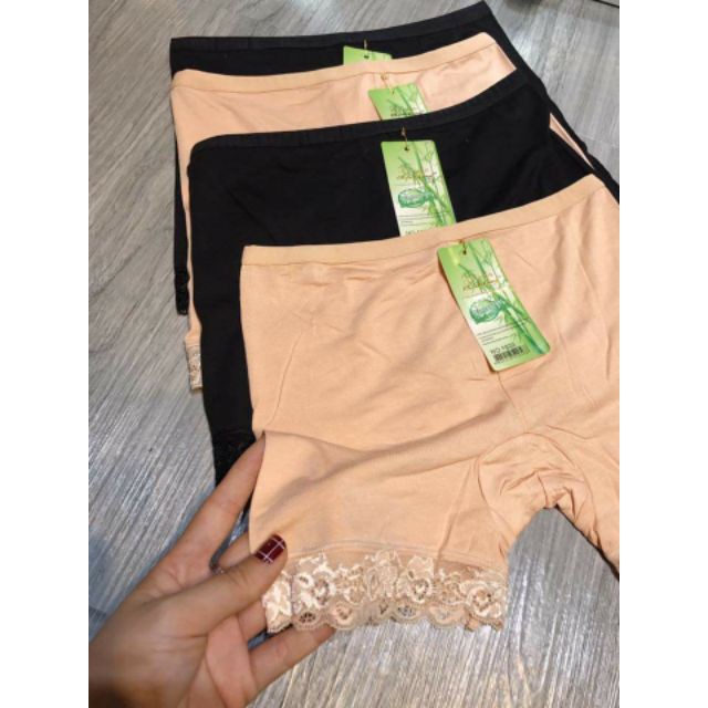 Quần mặc trong váy cotton pha ren(kèm ảnh thật) | BigBuy360 - bigbuy360.vn