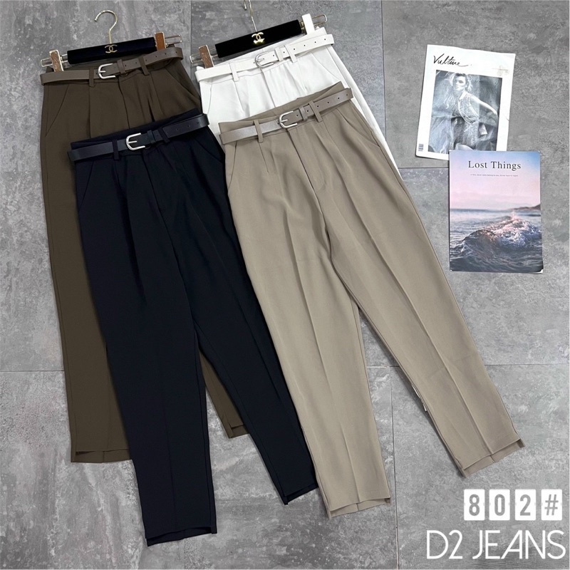 quần vải baggi mã 802