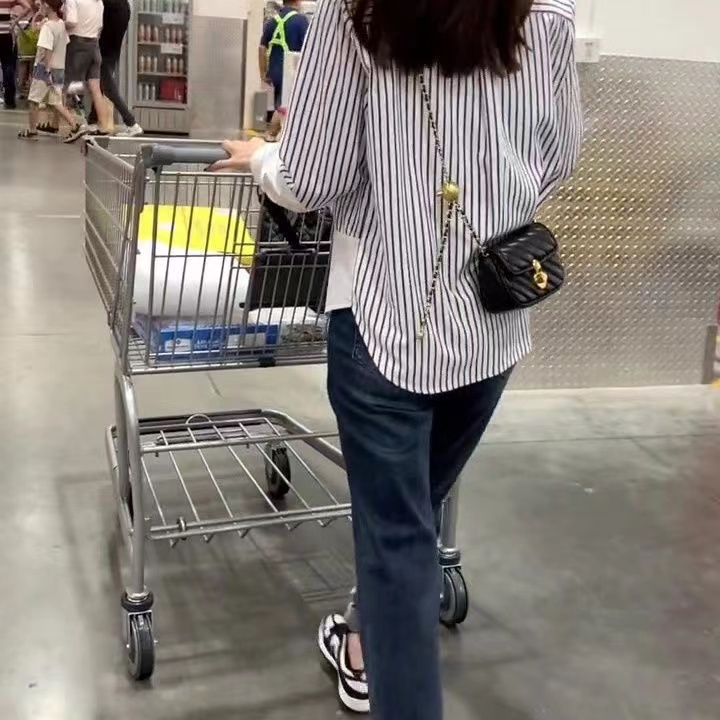 Hàng Mới Về Áo Sơ Mi Dài Tay Dáng Rộng Phong Cách Hàn Quốc Baju Wanita Lengan Panjang Hàng Mới Dành Cho Bạn Nữ