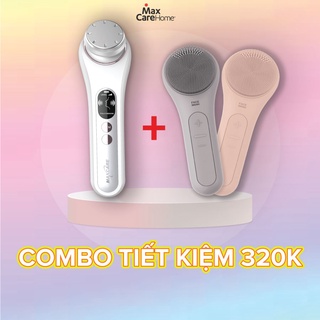 [Combo giảm 320K] Máy đẩy tinh chất ion nóng lạnh Max888PRO + Máy rửa mặt Maxcare Max999 (Ưu đãi ngày tháng 9)
