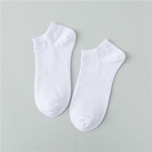 [9days - CÓ SẴN] Tất trắng trơn cổ thấp Unisex