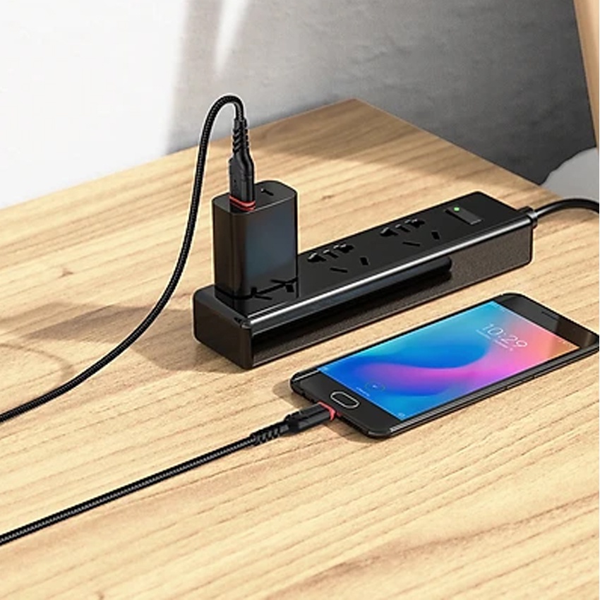 Cáp Sạc Nhanh 3A Hoco X59 Chân Micro USB Dây Dù Siêu Bền Hỗ Trợ Truyền Dữ Liệu Dài 1M Cho Android - Hàng Chính Hãng