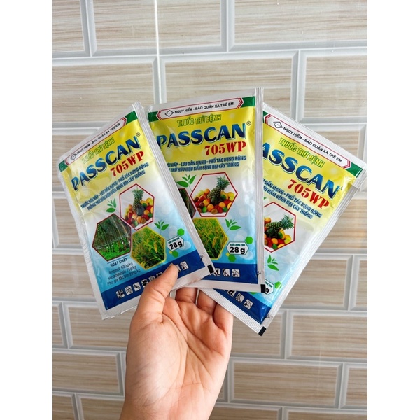 Thuốc Trừ Bệnh Vàng Lá PASSCAN 705wp - 28gr