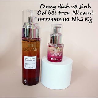 Combo dung dịch vệ sinh Nizami + gel bôi trơn Nizami