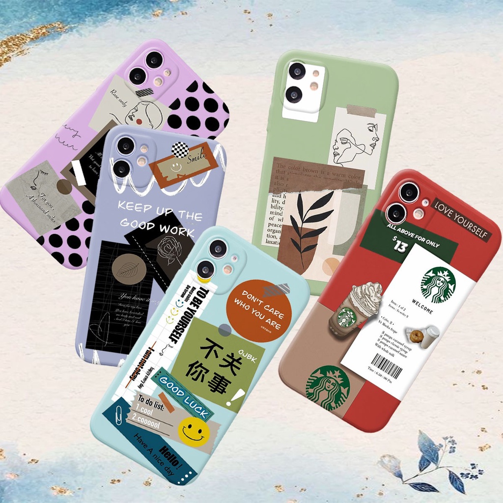 Ốp Điện Thoại Cạnh Vuông Thời Trang Cho opop vivo redmi realme