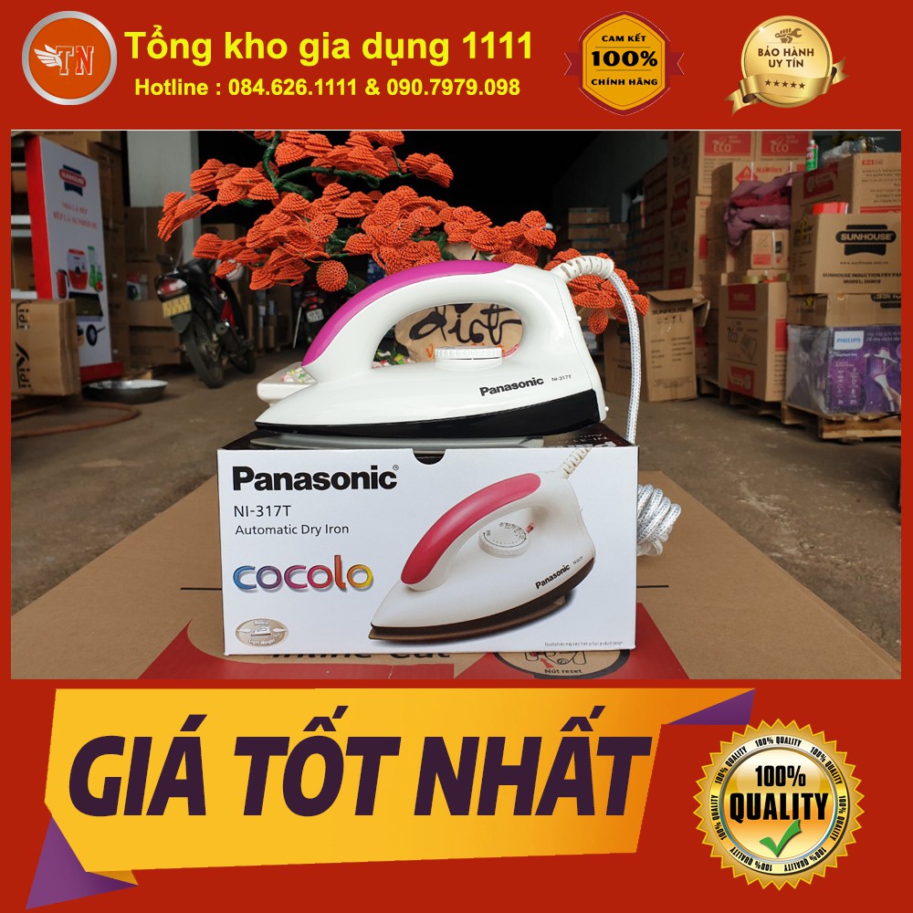 Bàn là panasonic NI-317, bàn ủi khô panasonic NI-317