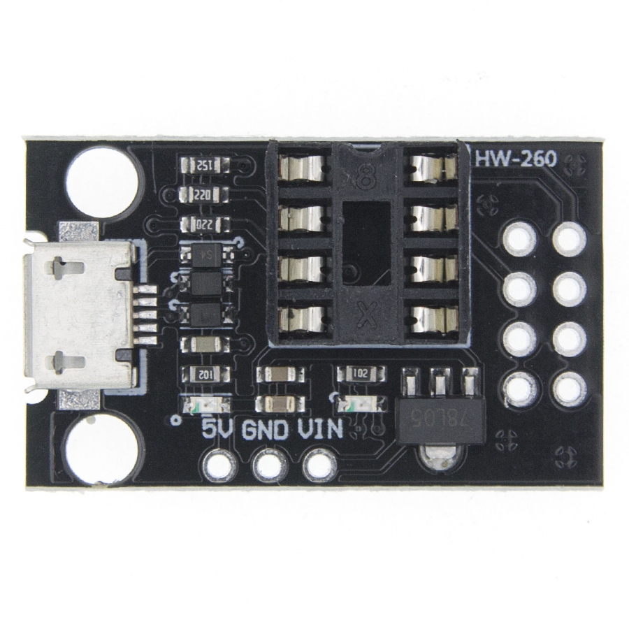 Bo Mạch Phát Triển Lập Trình Cho Attiny13A/Attiny25/Attiny45/Attiny85