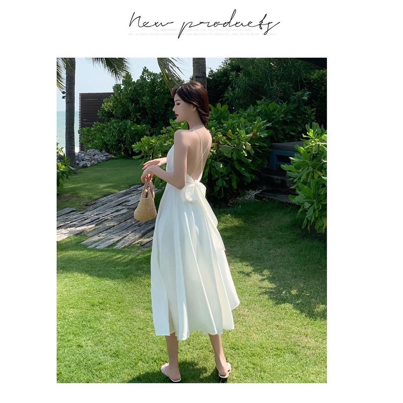 váy trắng xinh đẹp tiểu thư quý phái mềm mại