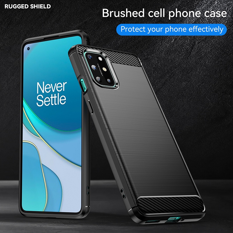 Ốp Điện Thoại Sợi Carbon Chống Sốc Siêu Bền Cho Oneplus 10 9 7 7T Pro 8 8T 9R 9RT