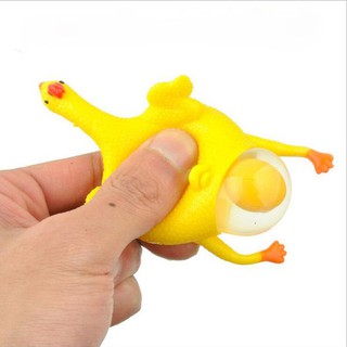 Đồ chơi hình quả trứng gà bằng cao su giúp giảm stress squishy shoprelc688