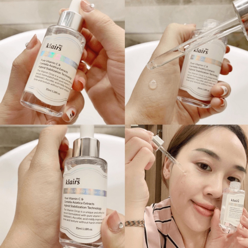 Serum dưỡng trắng Dear Klairs Freshly Juiced Vitamin Drop 35ml cấp ẩm, sáng da