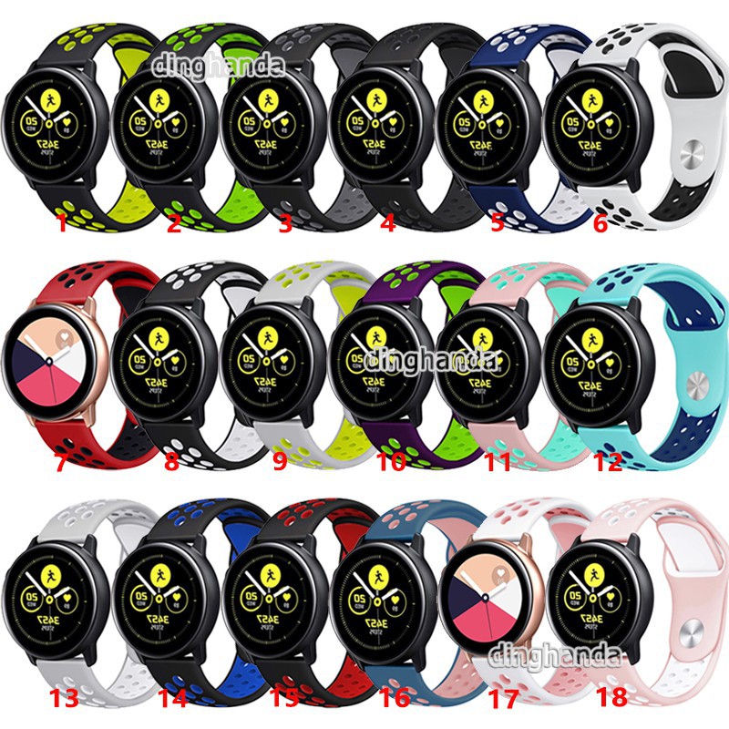 Sale 70% Dây đeo silicon mềm cho đồng hồ Samsung Galaxy Watch Active 2, Giá gốc 60,000 đ - 24C11