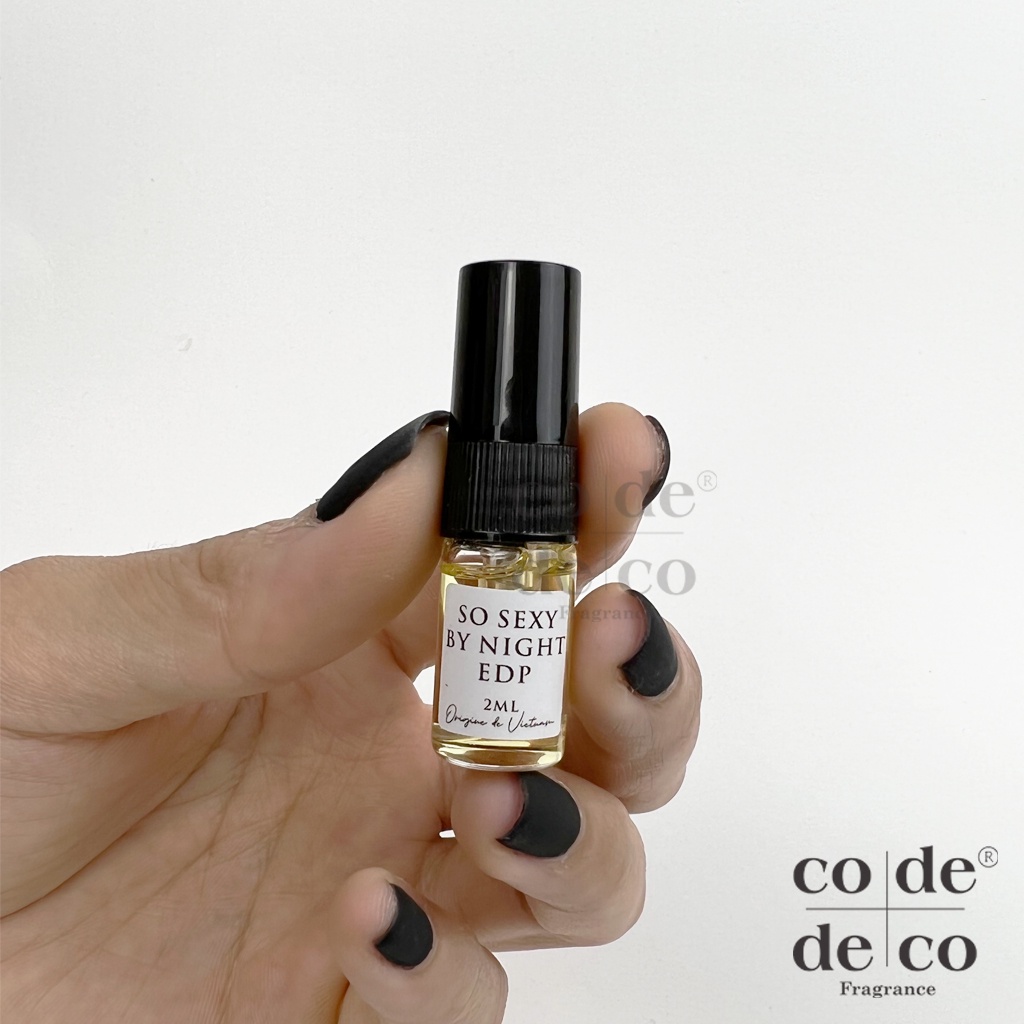 Tinh dầu nước hoa CODEDECO So Sexy By Night gợi cảm, ngọt ngào Vial  2ml
