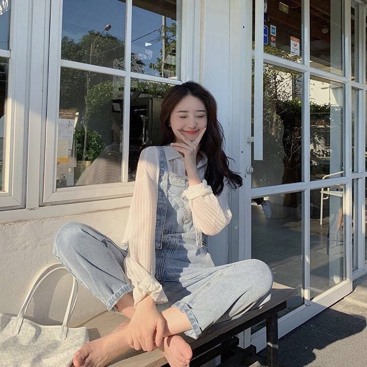 Sale 73% Hàng Có Sẵn Quần Yếm Phong Cách Hàn Quốc,xl Giá gốc 375000đ - 10H45