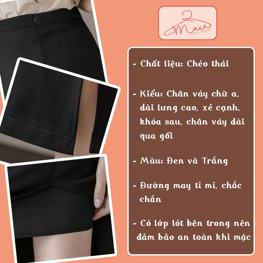 [bán lỗ lấy sao]chân váy dài ulzzang phong cách Hàn Quốc, chân váy chữ a dài xẻ tà | BigBuy360 - bigbuy360.vn