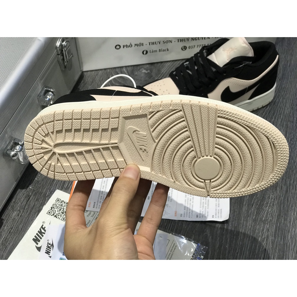 Siêu Phẩm Giày Thể Thảo Sneaker JD Kem Đen Thấp Cổ  SIêu Xinh Cao Cấp Ảnh Thật + freeship + Tặng Tất
