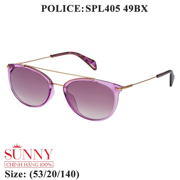 Kính mát chính hãng Police SPL405 màu sắc thời trang, thiết kế dễ đeo bảo vệ mắt