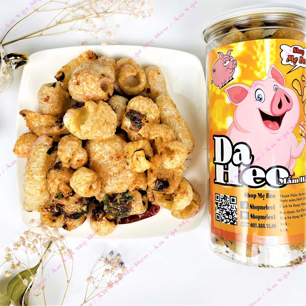 Da heo mắm hành hộp 150gr ăn vặt cực ngon