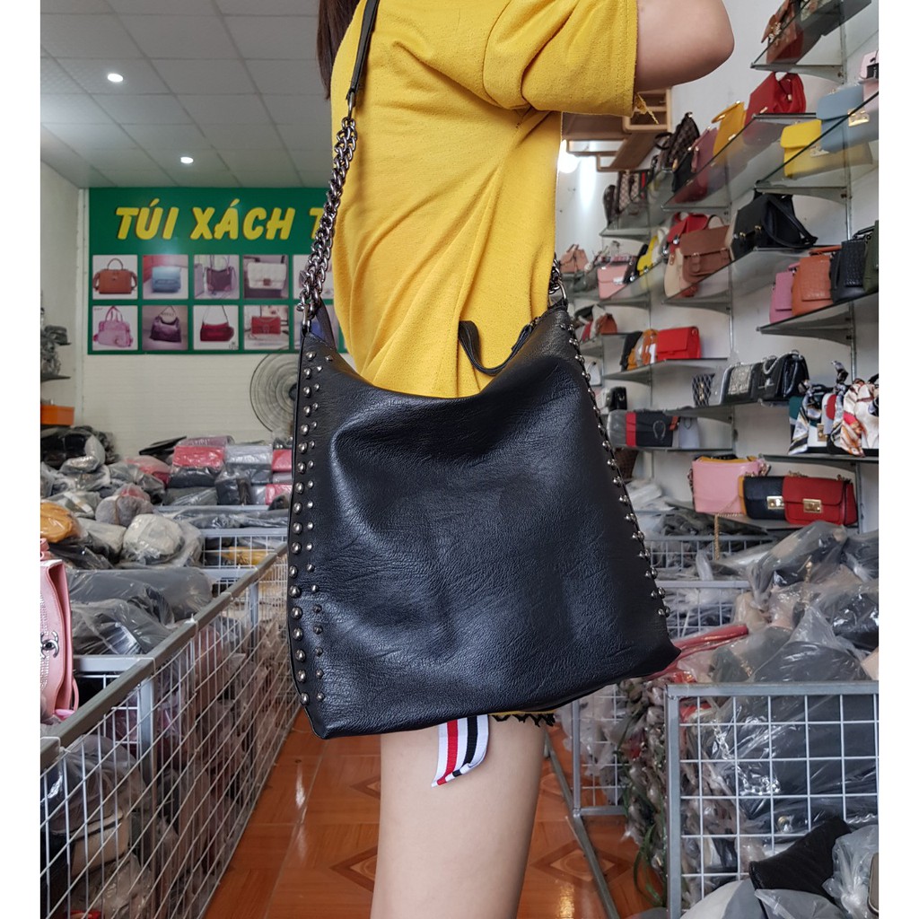 Túi tote da đeo chéo nữ