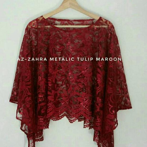 ↝ Thổ Cẩm AZZAHRA TULIP Kim Loại / Áo Choàng Mới Brocade / Thổ Cẩm / < | BigBuy360 - bigbuy360.vn