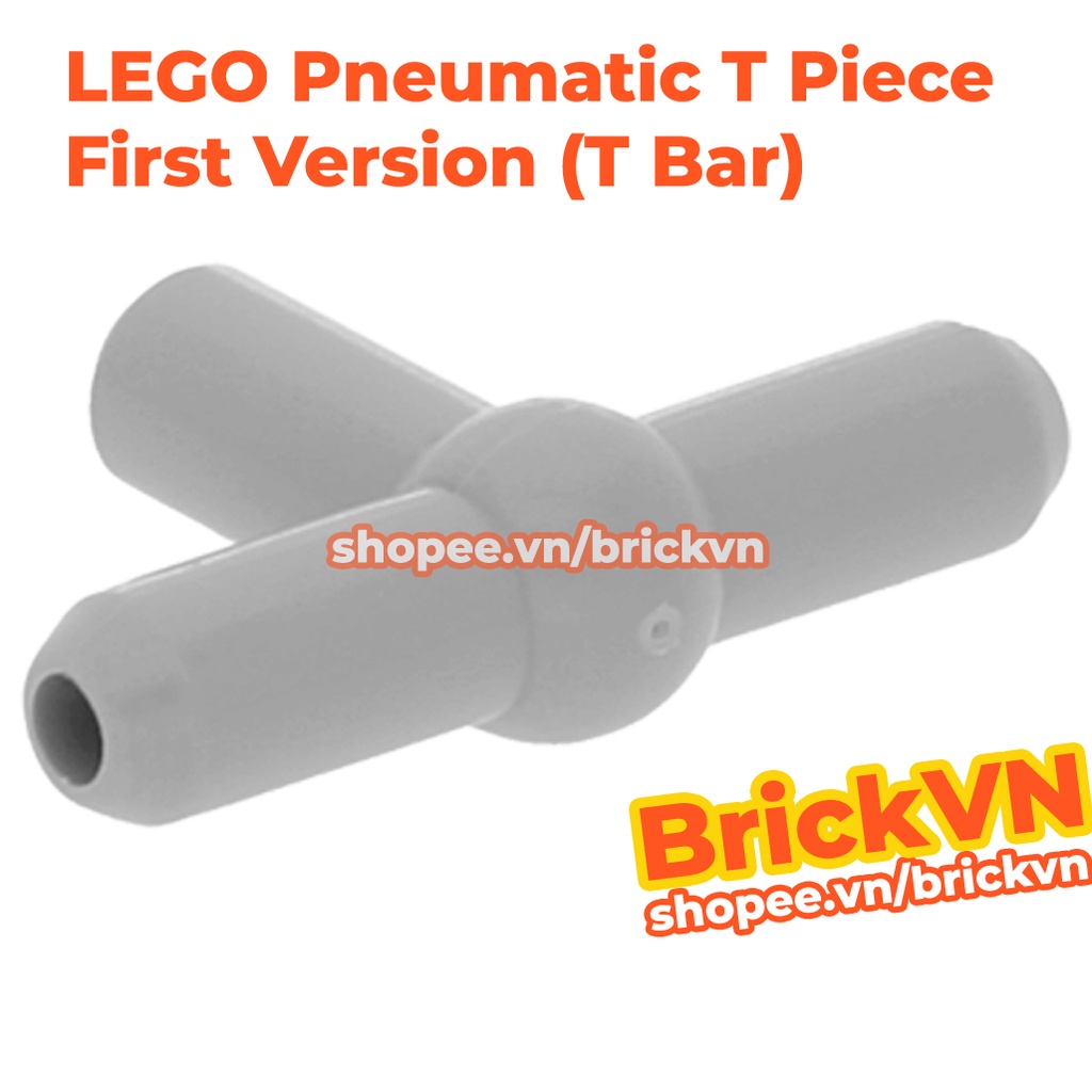 LEGO Technic Ống Dẫn Khí Nén Hình Chữ T Xám Nhạt ID 4211508 4697