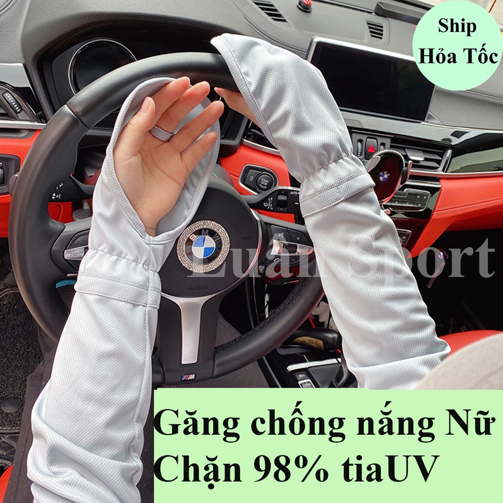 Găng tay chống nắng, chống tia UV cho nữ lái xe