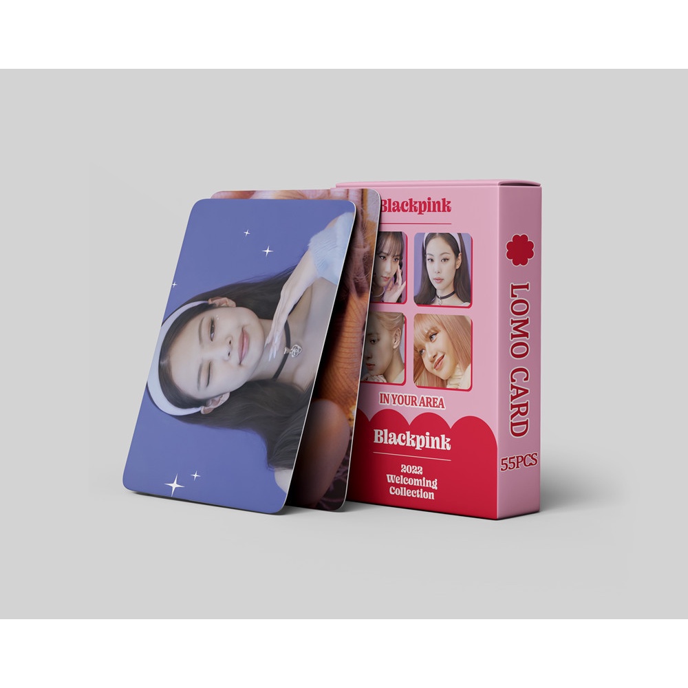Hộp 55 Tấm Ảnh Lomo Cards 2022 IN YOUR AREA Nhóm BLACKPINK