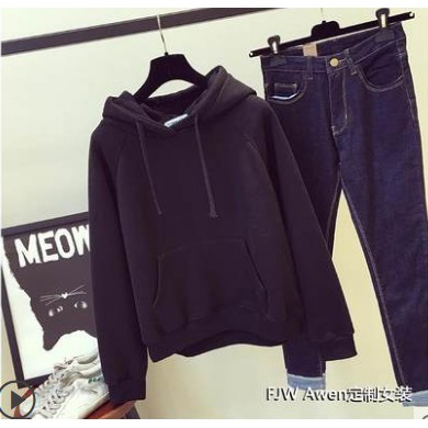 Hoodie ulzzang áo hoodie nữ đẹp nỉ bông trơn có mũ áo nỉ tay dài dáng rộng đen đỏ gạch kiểu hàn quốc