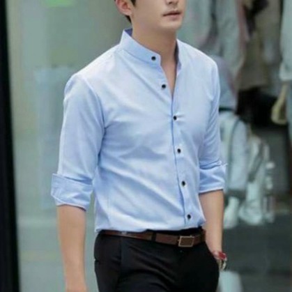 Áo Sơ Mi Nam Cổ Tàu Dài Tay Cao Cấp Hàng VNXK | BigBuy360 - bigbuy360.vn