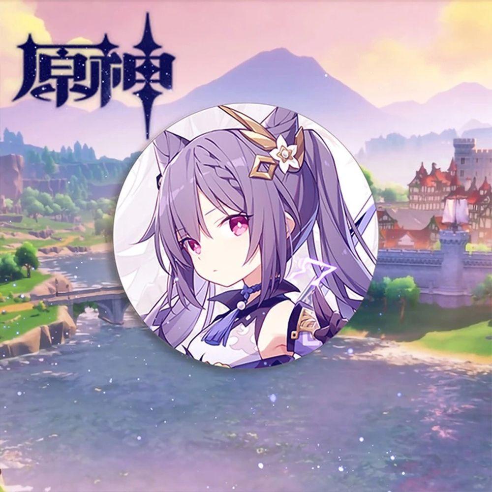 Mmluck Đạo Cụ Ghim Cài Áo Hình Anime Genshin Va Chạm Trang Trí Ba Lô / Ba Lô Làm Quà Tặ