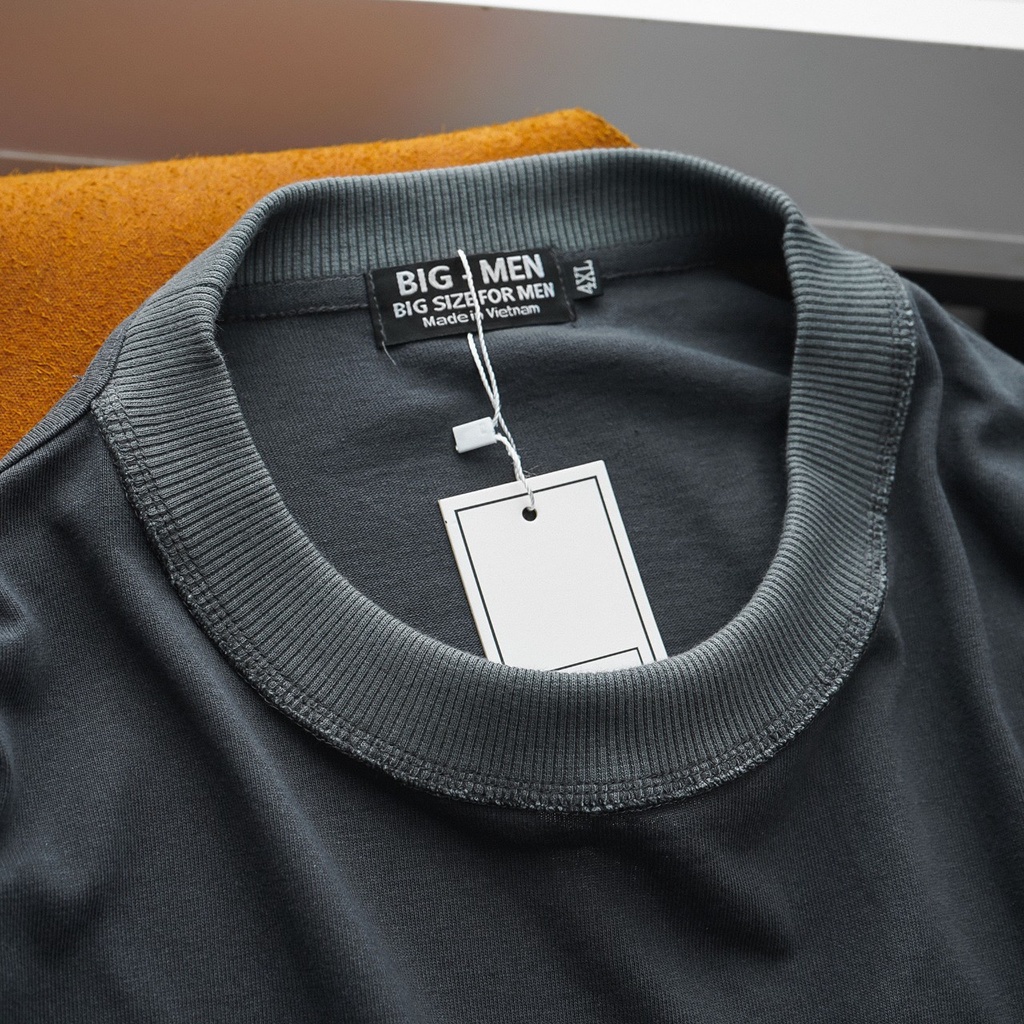 Big size- Áo thun unisex thời trang in đơn giản, màu sắc đẹp, đường may cổ trái cách điệu - for