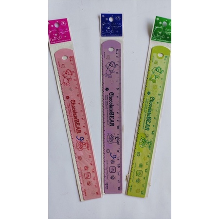 Thước kẻ sắt ChocolateBear 20cm