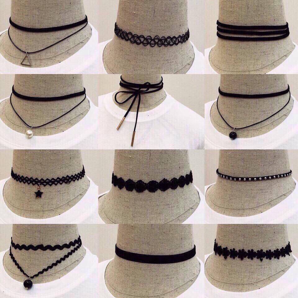 Set 12 vòng choker loại 1