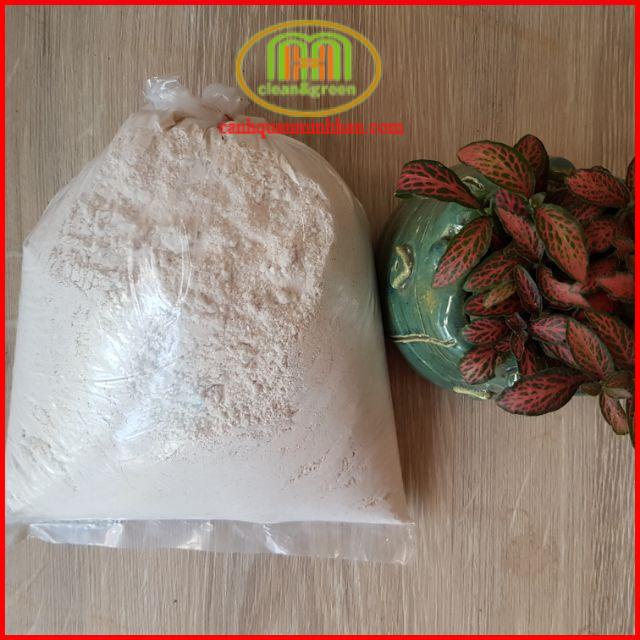 1kg Vôi Bột Tinh Vôi Nông Nghiệp Xử Lý Đất Trồng, cải tạo PH giúp trồng rau tốt hơn, xử lí giá thể cho lan
