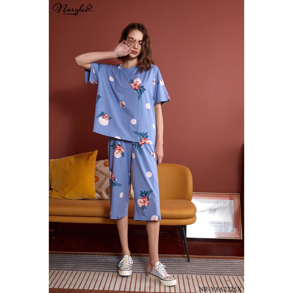 Bộ đồ hè mặc nhà 100% cotton cao cấp Narylee NR-Y8A2225