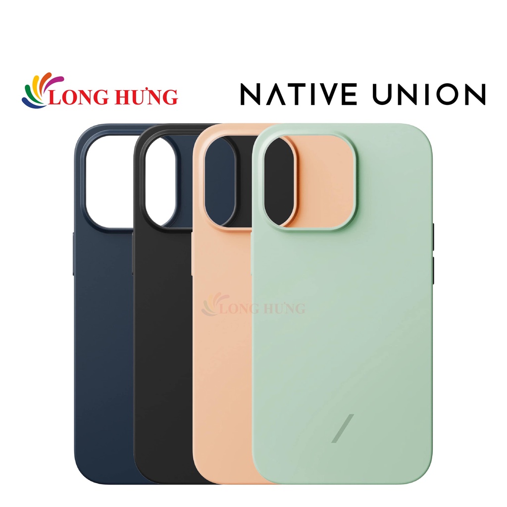 Ốp lưng chống sốc hỗ trợ sạc không dây Native Union Clic Pop Magnetic iPhone 13 Series - Hàng chính hãng