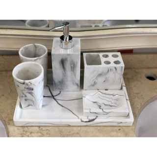 bình đựng xà phòng giả đá