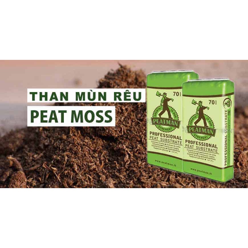 Giá thể Peatmoss - gói 1 kg