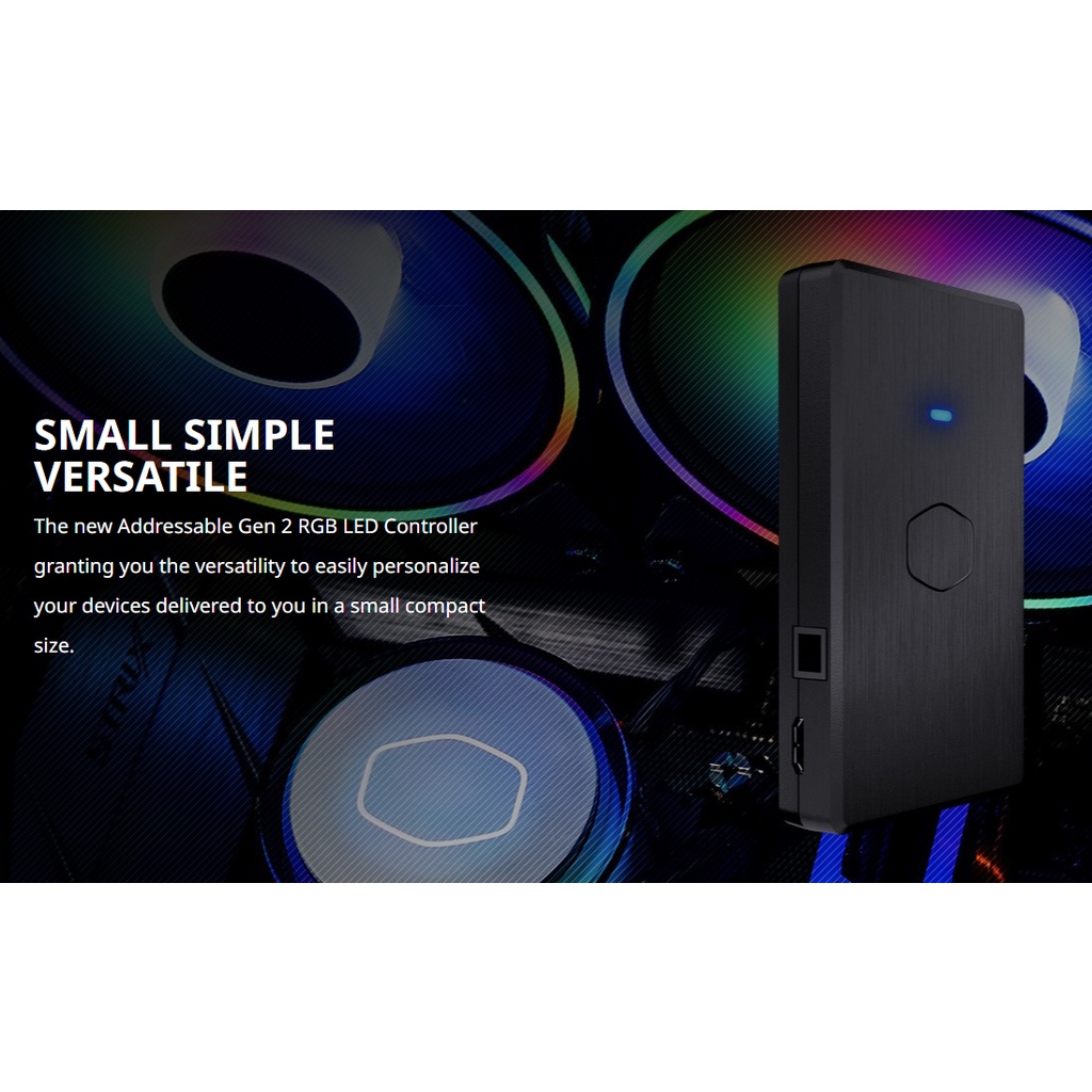 Bộ 3 fan Cooler master MASTERFAN MF120 HALO 3IN1